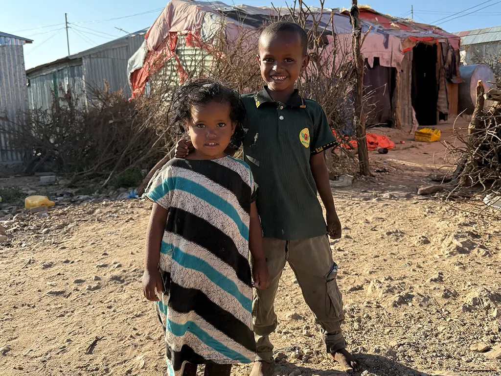 Kinder vor unserer Schule in Hargeisa